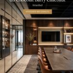 Bureau moderne de Barry Callebaut à Istanbul avec décor chocolaté