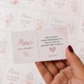 Cartes de remerciement créatives pour les clients, présentant des designs variés et chaleureux.