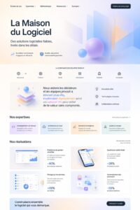 Capture d'écran d'un choix de logiciels sur une plateforme de téléchargement sécurisée, mettant en avant la diversité des options.