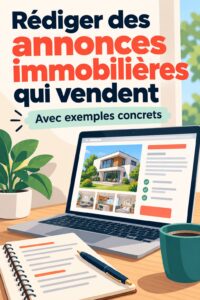 Une image représentant une belle maison avec une annonce immobilière créative. Mot-clé : description immobilière.