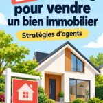 Une agent immobilier souriante conseille ses clients sur l'achat de propriétés. La scène illustre l'importance des bonnes pratiques en marketing immobilier.