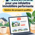 Une capture d'écran illustrant une newsletter immobilière attractive et engageante.
