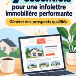 Une capture d'écran illustrant une newsletter immobilière attractive et engageante.