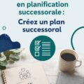Illustration de femmes planifiant leur succession