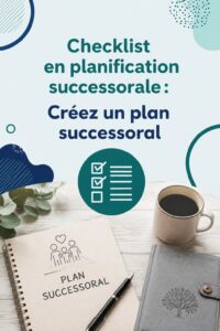 Illustration de femmes planifiant leur succession