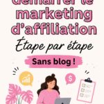 Femme utilisant son ordinateur pour démarrer le marketing d'affiliation