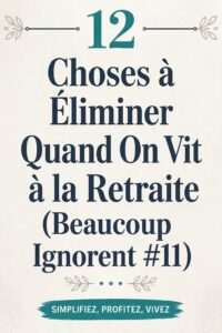 Dépenses à réduire pour améliorer la qualité de vie à la retraite