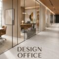 Un bureau moderne et bien décoré avec des éléments de design confortable