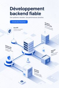 Image d'un développeur travaillant sur un backend fiable.