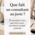 Femme souriante discutant avec un client dans un cadre professionnel, reflétant le rôle d'une consultante.