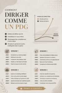 Femme en réunion, elle dirige avec assurance et charisme, reflétant les qualités d'un bon leader.