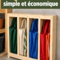 Un DIY de rangement pratique pour sacs avec des tote bags colorés