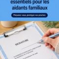 Femme rassemblant les documents légaux pour accompagner un proche.