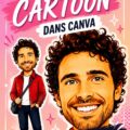 Exemple d'image avec effet cartoon réalisé sur Canva