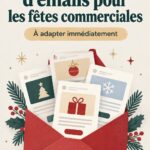 Modèle d'email festif pour entreprise avec design coloré