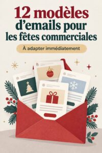 Modèle d'email festif pour entreprise avec design coloré