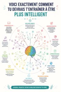 Femme méditant pour entraîner son cerveau et stimuler son intelligence.