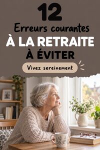 Femme réfléchissant à sa préparation pour la retraite, entourée de documents financiers.