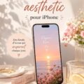 Fonds d'écran aesthetic coloré pour iPhone, offrant un style unique et personnel.