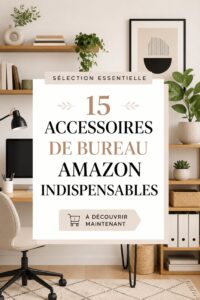 Gadgets de bureau pratiques et esthétiques disponibles sur Amazon