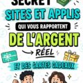 Une femme utilisant une application de gains sur son téléphone, souriante et motivée.
