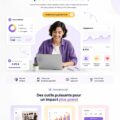 Illustration d'un site web convivial pour une ONG