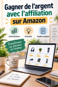 Une femme utilisant un ordinateur pour découvrir des strategies d'affiliation Amazon.