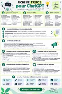 Femme utilisant ChatGPT sur son ordinateur pour optimiser son travail.