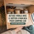 Hack IKEA pour optimiser l'espace d'un van aménagé, rangement pratique.