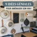 Un van aménagé avec des meubles IKEA, montré dans un cadre convivial et pratique.