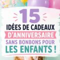 Idées de douceurs saines pour un anniversaire d'enfants sans bonbons.
