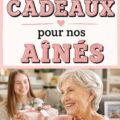 Un ensemble de cadeaux soigneusement emballés pour les seniors, mettant en avant des couleurs chaleureuses.