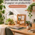 Bureau décoré avec des éléments modernes et colorés pour stimuler la créativité