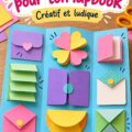 Un lapbook avec des dépliants créatifs intégrés, montrant des idées diverses.