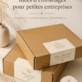 Emballage créatif pour petites entreprises avec des matériaux écologiques