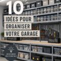 Garage organisé avec des étagères et du rangement stylé