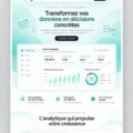 Un design chaleureux et accueillant d'une page d'accueil de site web