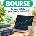 Femme souriante regardant des graphiques boursiers sur un ordinateur, représentant le thème de l'investissement en bourse facilement