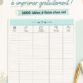 Un kit de comptabilité à imprimer avec des modèles de gestion financière sur une table en bois