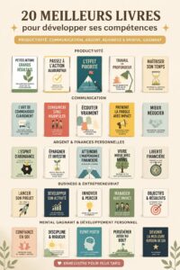 Couverture d'un livre sur le développement personnel, symbolisant la quête de succès et d'amélioration.