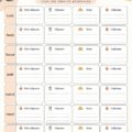 Un menu hebdomadaire coloré avec des recettes variées pour simplifier la cuisine.