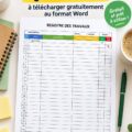 Modèle de suivi des tâches conçu pour aider les femmes au travail.