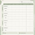 Modèles PDF gratuits pour la planification des repas