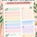 Imprimables colorés sur un bureau pour la productivité en entreprise