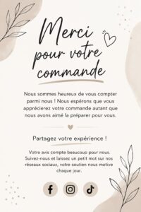 Modèles de lettres de remerciement à télécharger et personnaliser pour les femmes entrepreneurs.