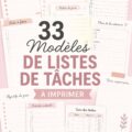 Exemple de modèle de liste de tâches à imprimer, conçu pour organiser efficacement son quotidien.