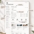 Sélection de modèles Notion attrayants pour organisation personnelle et professionnelle