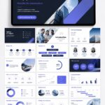 Modèle PowerPoint interactif pour un rapport d'affaires professionnel