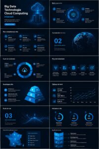 Modèle PowerPoint moderne avec design innovant