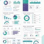 Un tableau de bord affichant divers KPI pour l'analyse des performances
